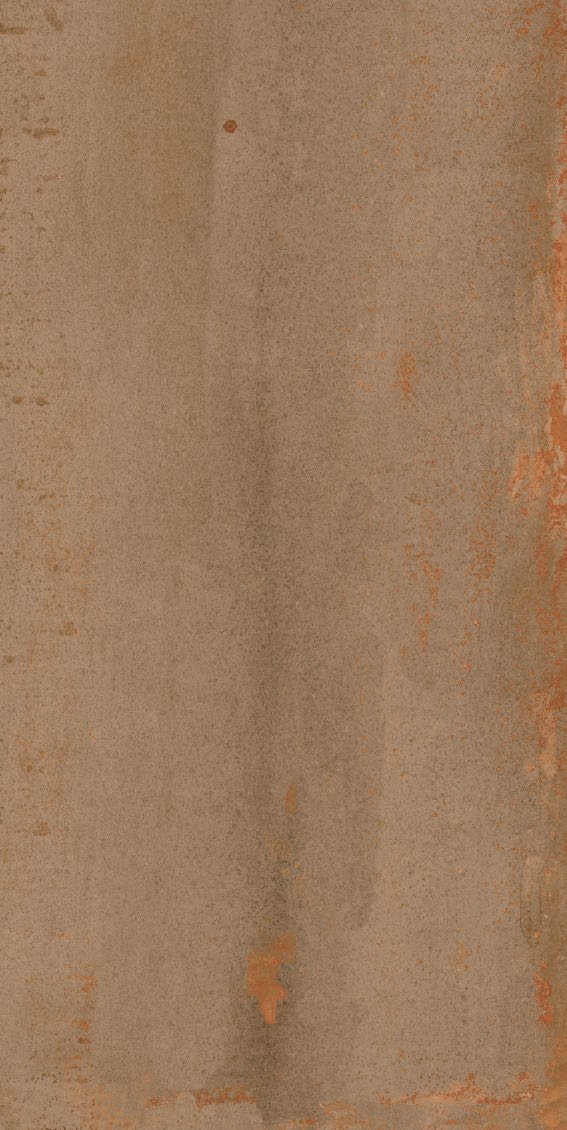 Meta Rust metal-look surface detail